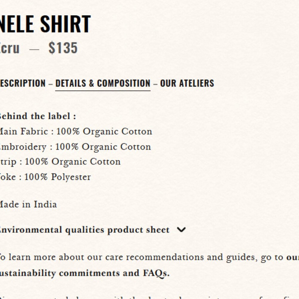 Sezane White Eyelet Ruffle Blouse - Picture 7 of 7